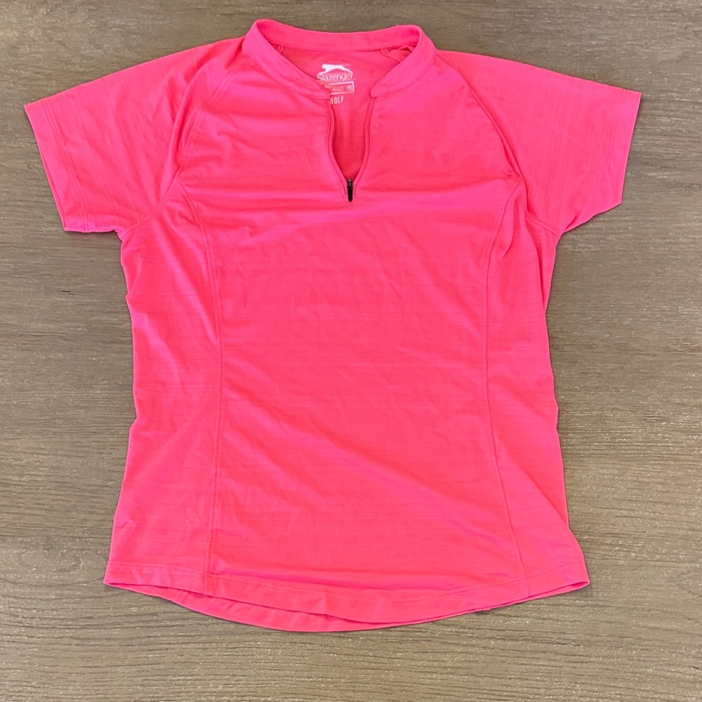 Slazenger Bright Pink Short Sleeve Tee